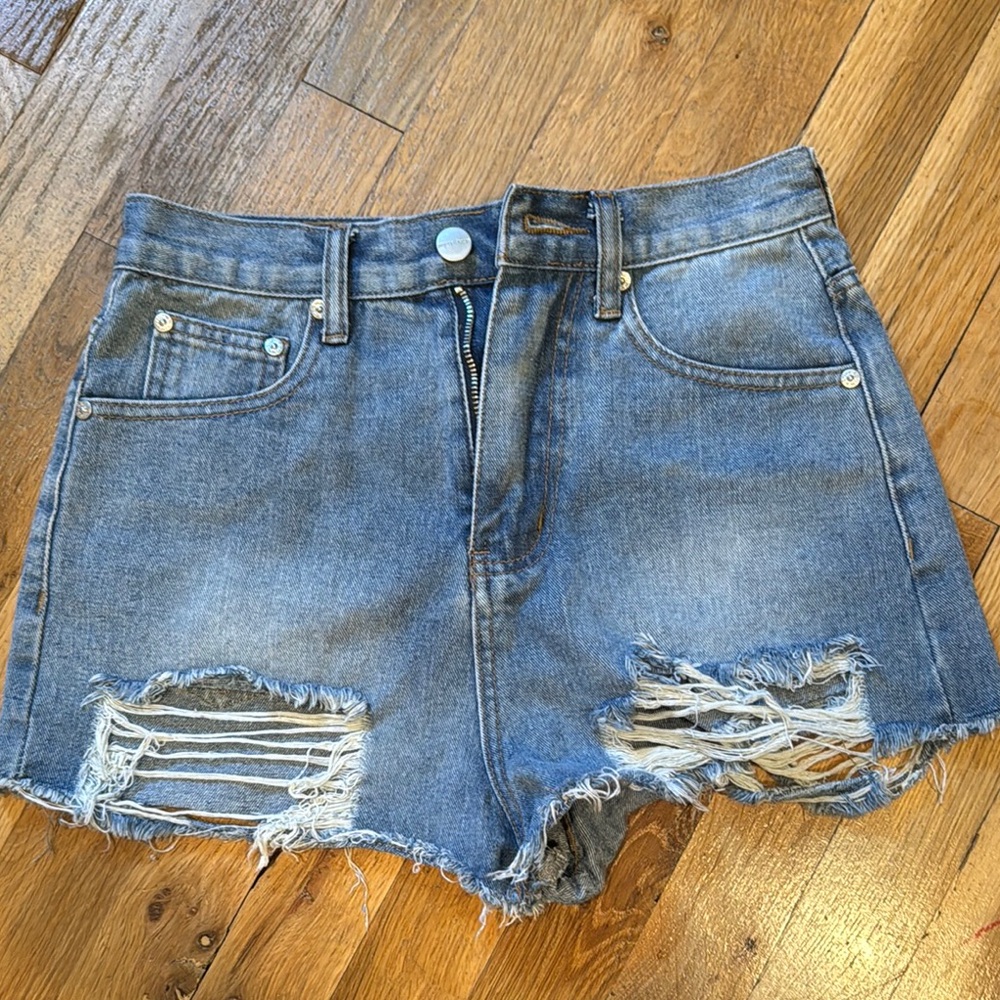 SuperDown Distressed Women Shorts